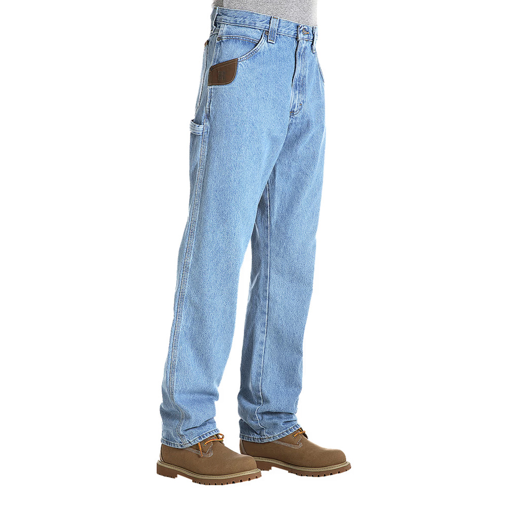 Riggs Workwear By Wrangler Men's Carpenter Jeans Vintage Indigo,36W x 34L